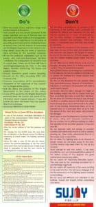 Dos And Don't — Sujay Fire LLP, Pune