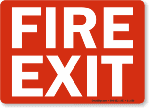 Exit Signages — Sujay Fire LLP, Pune